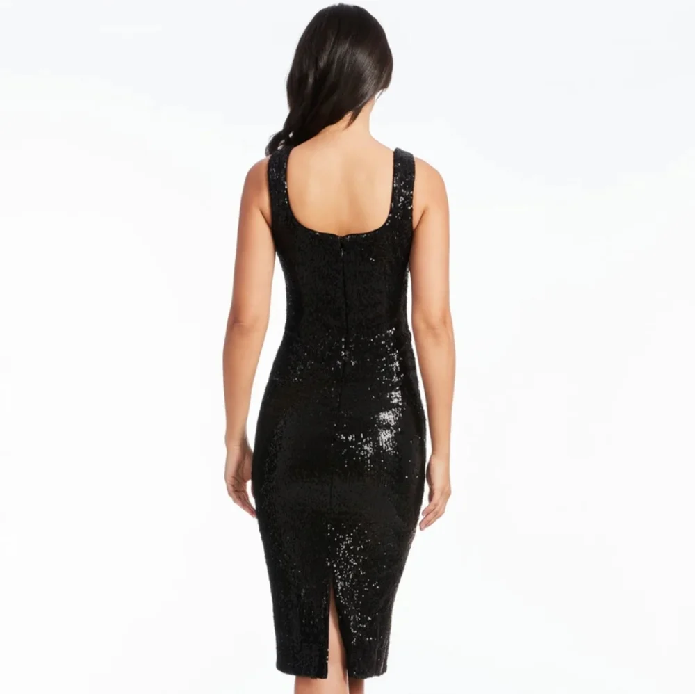 Dress the population sweetheart sequin midi dress - Picture 8 of 12